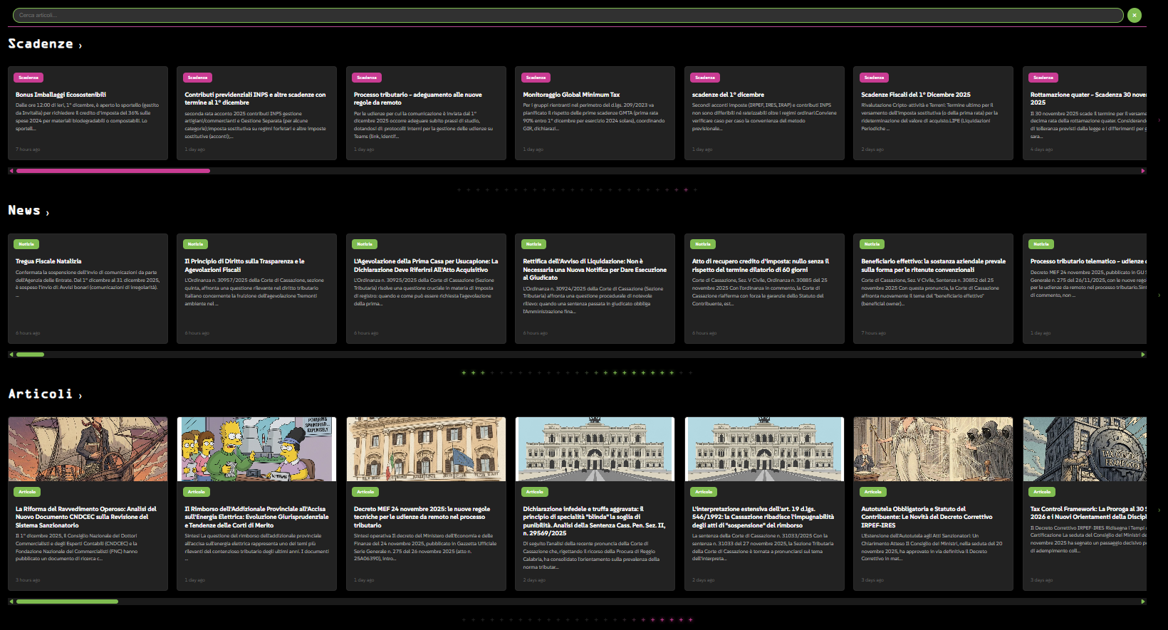 Sezioni 1 - TaxDaily Sezioni 1 - TaxDaily